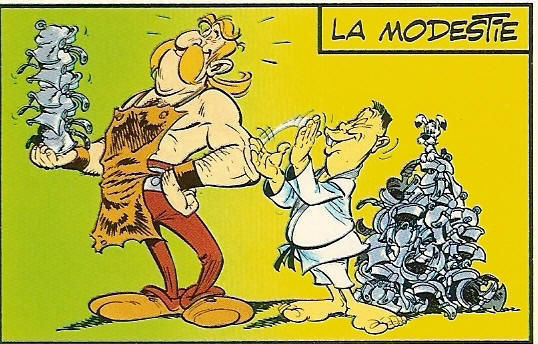 Rester modeste, même confiant